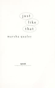 Tapa de Just like that