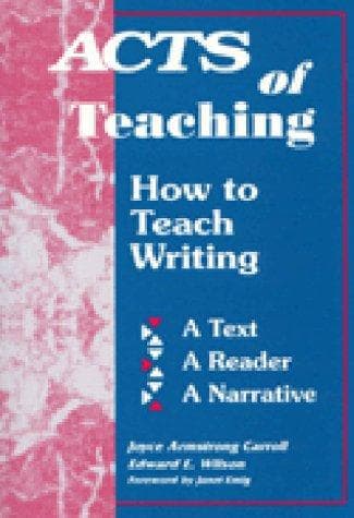 Tapa de Acts of teaching