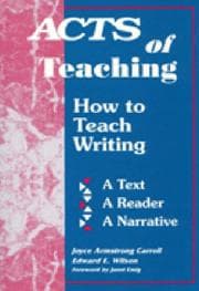 Tapa de Acts of teaching