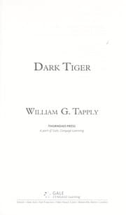 Tapa de Dark tiger