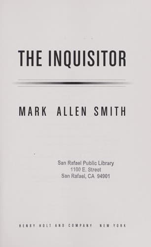 Tapa de The inquisitor