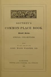 Tapa de Common-place book