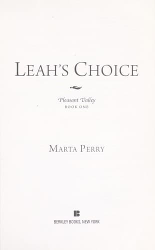 Tapa de Leah's choice