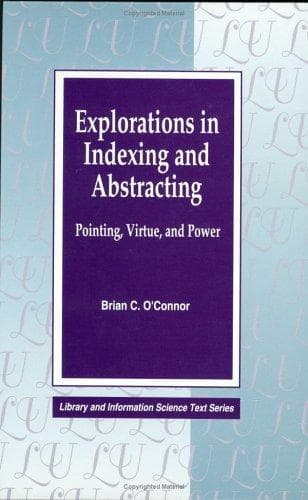 Tapa de Explorations in indexing and abstracting
