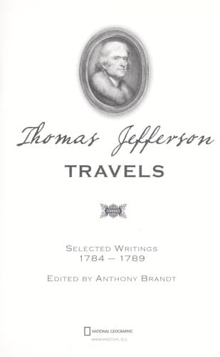 Tapa de Thomas Jefferson travels