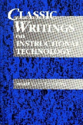 Tapa de Classic writings on instructional technology