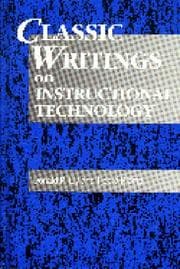 Tapa de Classic writings on instructional technology