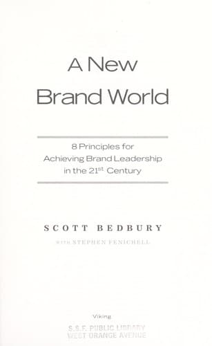 Tapa de A New Brand World