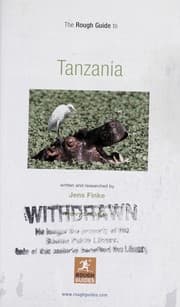 Tapa de The Rough guide to Tanzania
