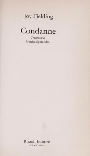 Tapa de Condanne
