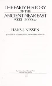 Tapa de The early history of the ancient Near East, 9000-2000 B.C