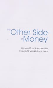 Tapa de The other side of money