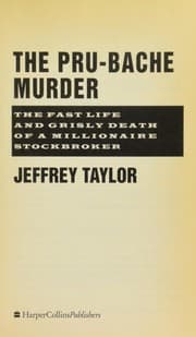 Tapa de The Pru-Bache Murder