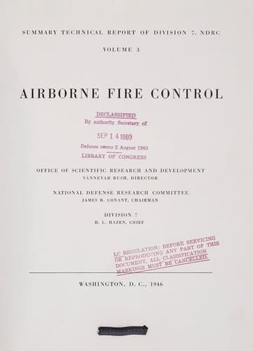 Tapa de Airborne fire control