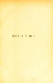 Tapa de Hortus Merlini