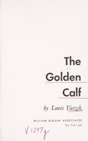 Tapa de The golden calf