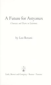 Tapa de A future for Astyanax