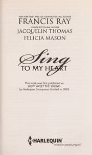 Tapa de Sing to my heart