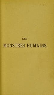 Tapa de Les monstres humains