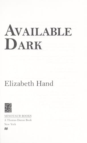 Tapa de Available dark