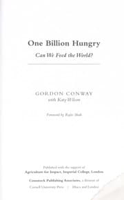 Tapa de One billion hungry