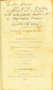 Tapa de The economy of nature, explained and illustrated on the principles of modern philosophy