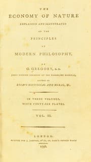 Tapa de The economy of nature, explained and illustrated on the principles of modern philosophy