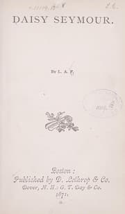 Tapa de Daisy Seymour