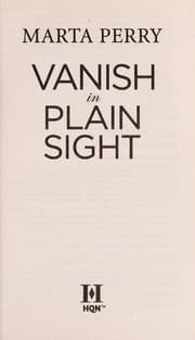 Tapa de Vanish in plain sight