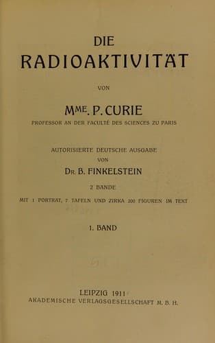 Tapa de Die Radioaktivität