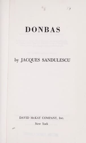Tapa de Donbas.