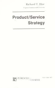Tapa de Product/service strategy