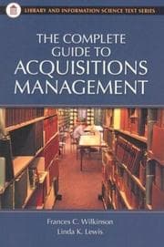 Tapa de The complete guide to acquisitions management