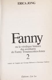 Tapa de Fanny ou la Ve ridique histoire des aventures de Fanny Troussecottes-Jones
