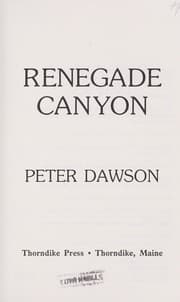Tapa de Renegade Canyon