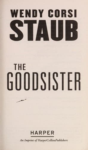 Tapa de The good sister