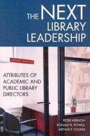 Tapa de The next library leadership