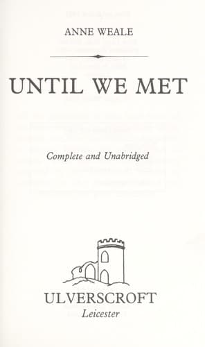 Tapa de Until We Met