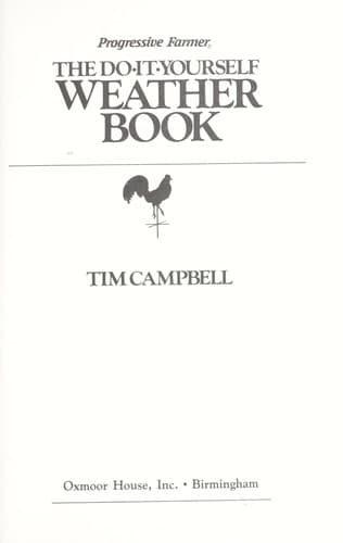 Tapa de The do-it-yourself weather book