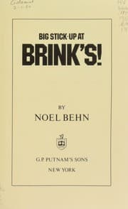 Tapa de Big stick-up at Brink's!