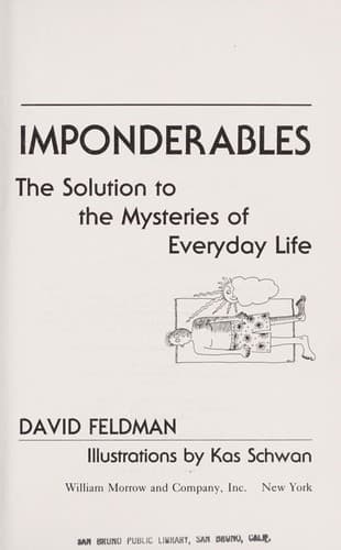 Tapa de Imponderables