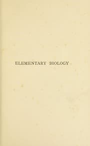 Tapa de Elementary biology