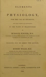 Tapa de Elements of physiology