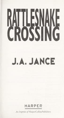 Tapa de Rattlesnake crossing