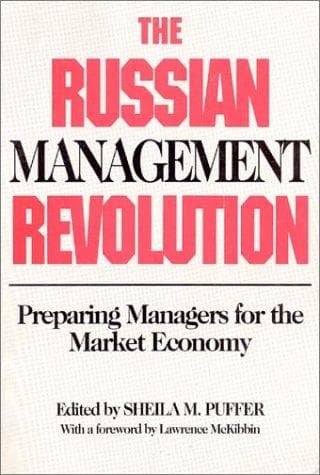 Tapa de The Russian Management Revolution