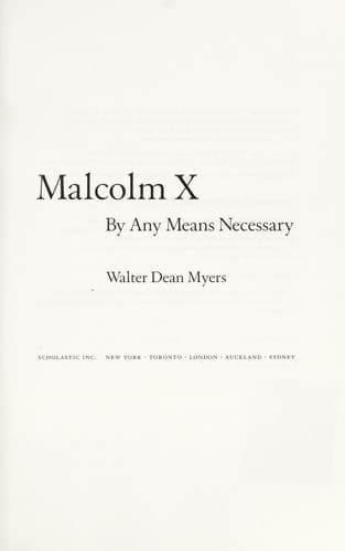 Tapa de Malcolm X