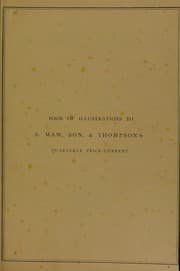 Tapa de Book of illustrations to S. Maw, Son & Thompson's quarterly price-current