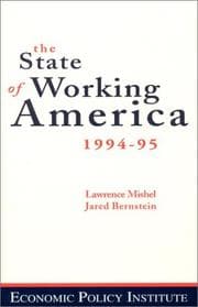 Tapa de The state of working America