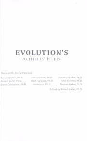 Tapa de Evolution's Achilles' heels