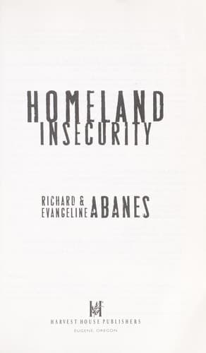 Tapa de Homeland insecurity